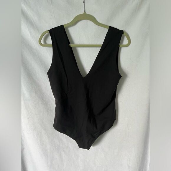 Free People Keep It Sleek Duo Bodysuit size L Black - Picture 3 of 9